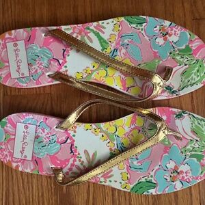 Lilly Pulitzer for Target flip flops
